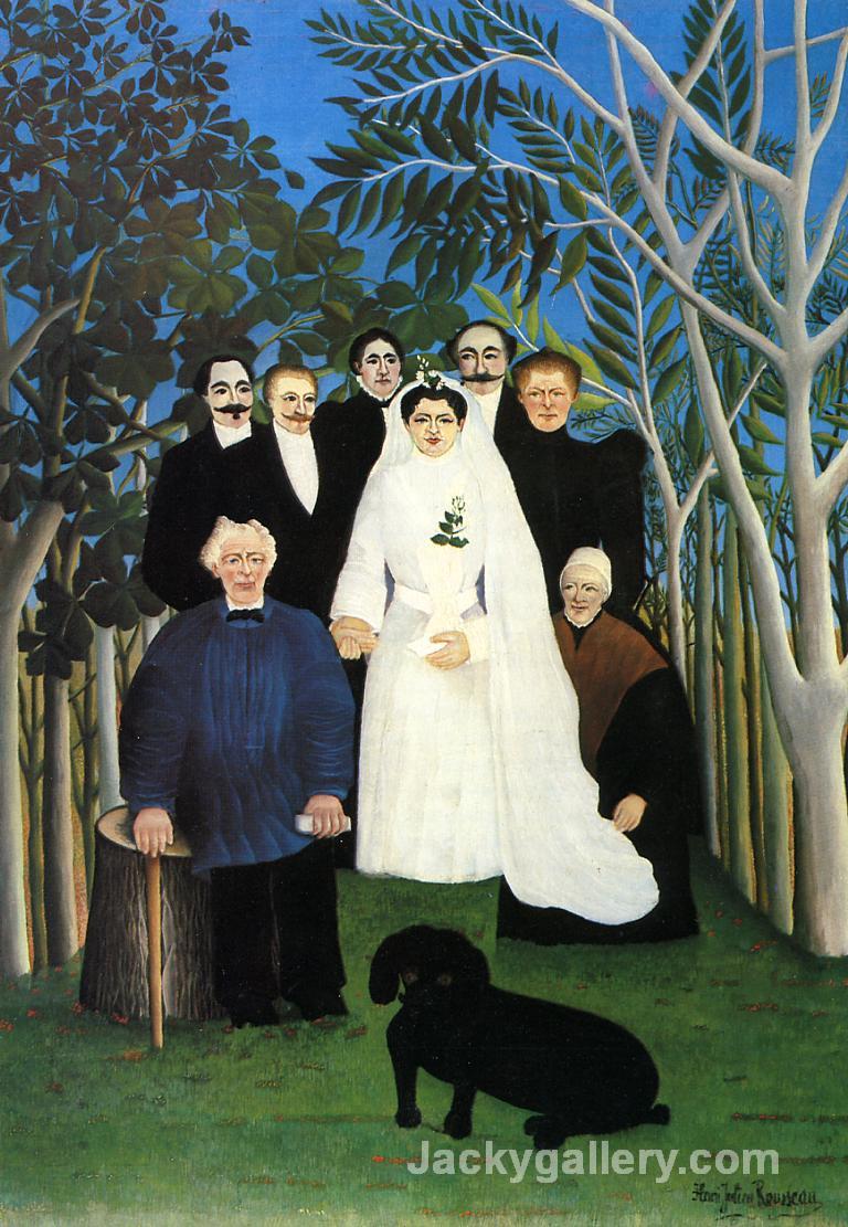 The Wedding by Henri Rousseau paintings reproduction
